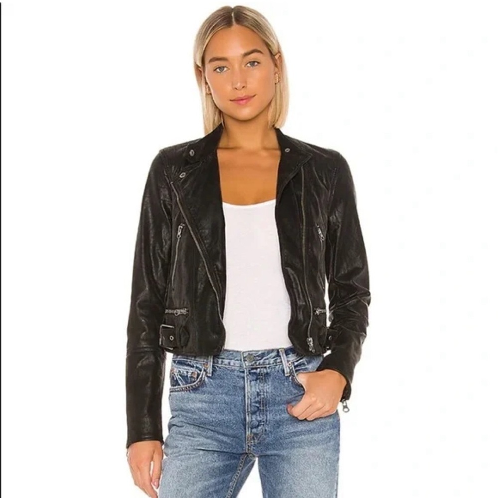 Free People Vegan Leather Jacket